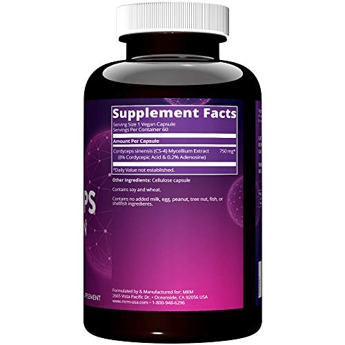 MRM Nutrition Cordyceps CS-4 Capsules