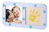 Baby Art Phospho Print Frame - Marco para fotos y huellas de mano o pie, color blanco