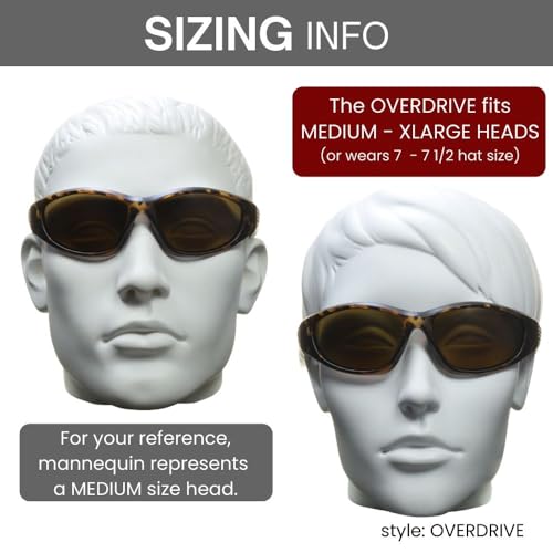 Bikershades Motorcycle Polarized Bifocal Sunglasses for Men +2.00 Amber Lens Matte Tortoise Frame Anti-Glare Dust Wind Resistant3