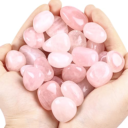 FORBY 3lb Bulk Rose Quartz Tumbled...