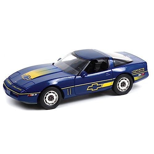 Greenlight Toys 1:18th Chevy Corvette C4 Dark Blue 1988 miniatura 2