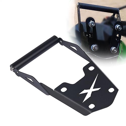 Téléphone portable sur Kawasaki Versys X300 support navigation guidon