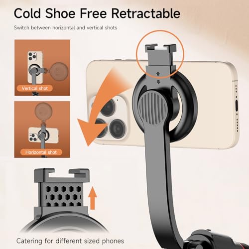 Télécommande sans fil et rotation 360 pour ce trépied magnétique extensible - 4