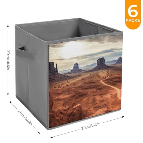 Bacs de rangement pliants Monument Valley avec poignées robustes