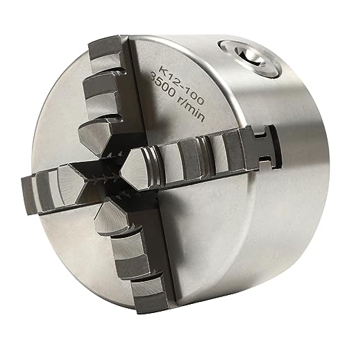 Mandrin à 4 mâchoires à centrage automatique 100 mm 4 mors Mandrin en métal pour tour