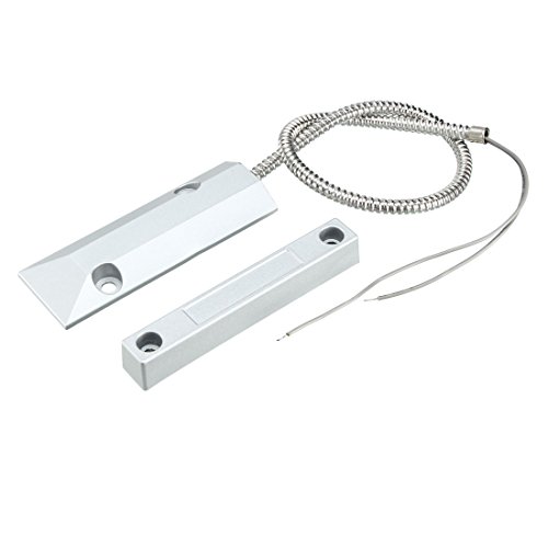 Image of uxcell Rolling Door Contact Magnetic Reed Switch Alarm with 2 Wires for N.C. Applications OC-55