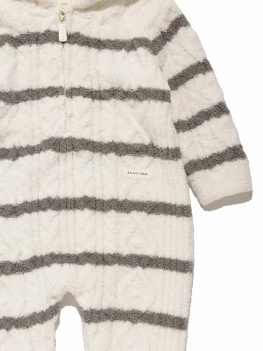 ジェラート ピケ] BABYベビモコアランボーダーロンパース