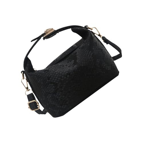 Stylish Shoulder Bag For Women Top Handle Bag Solid Color Messengers PU Leather Crossbody Simple Handbag Women Shoulder Simpl