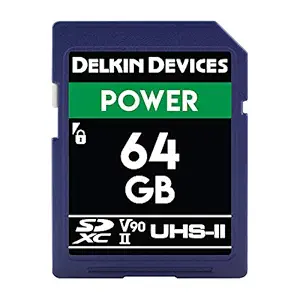 Delkin Devices 64GB Power SDXC UHS-II (U3/V90) Memory Card