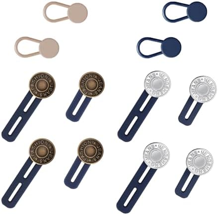 YouOKLight Button Extenders for Jeans, button extender for pants, Pants Button Extender, Waist Extenders for Pants for Women Men, No Sew Waistband Extension 1-1.8 Inches