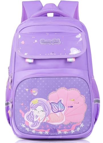 Image of BEAUTY GIRLS BY HOTSHOT MERMAID 1618| SCHOOL BAG|TUTUION BAG|COLLEGE BACKPACK |WATER RESISTANT |KIDS BAG|FOR GIRLS & WOMEN|32 LITERS SCHOOL BAG FOR GIRLS