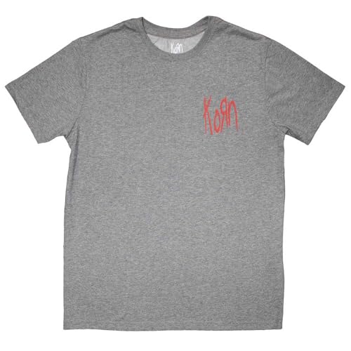 T-shirt Korn Rouge Mini Band Logo idéal pour vos prochains concerts et festivals rock