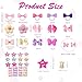 Persoshow 54Pcs Dog Hair Bows for Small Dog,Dog Hair Bows Bands with Rubber Bands for Cat Puppy Hair Accessories