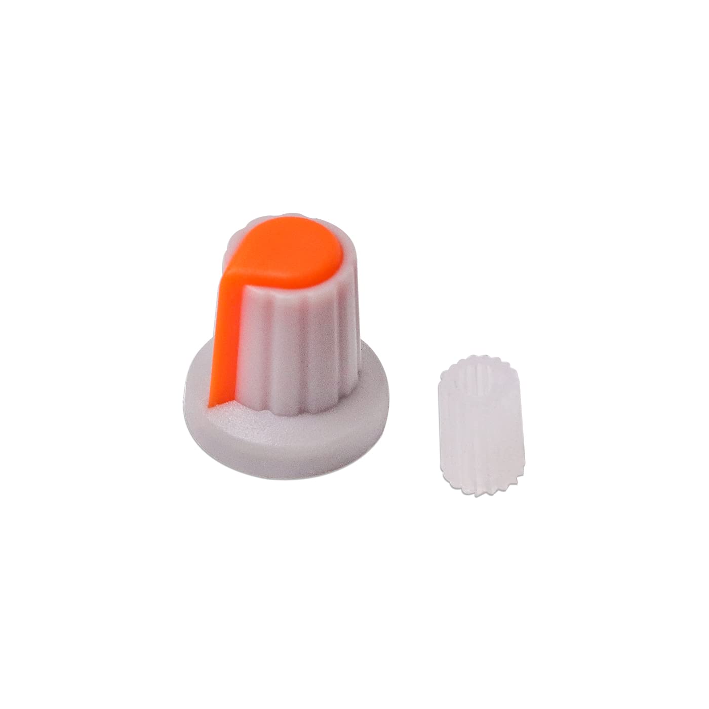 Electronic Spices Orange Color Potentiometer Knob Rotary Switch Cap Pack of 50pcs