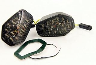 HTTMT MT224-009-SK Smoke Led Turn Signal Lights Compatible with Suzuki Gsxr 600 750 1000 2001-2004