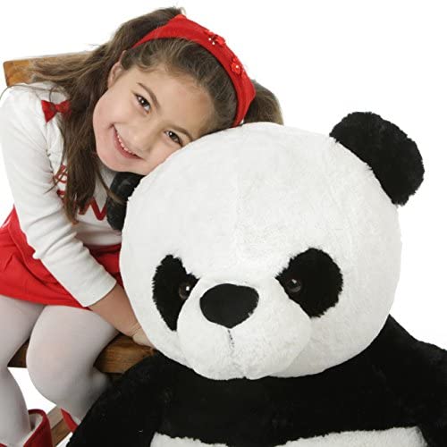 Image of Panda Teddy Bear - 4 Feet Soft Toy for Gifting (Black & White, 4 Feet)