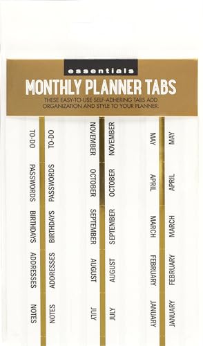 Essentials Monthly Planner Tabs (18 tabs) image 4