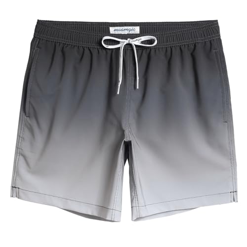 Image of maamgic Mens 7 inch Stretch Swim Trunks Quick Dry Mesh Lining Swimwear Bathing Suits