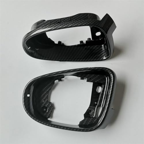 Boîtiers de rétroviseurs Golf 6 MK6 coques de remplacement aspect carbone - 3