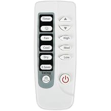 Replacement Remote for GE ASM12AAS1 ASW08FK ASW08FKS1 ASW08FL ASW08FLS1
