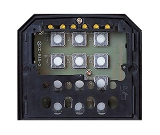 Multi-Tenant Digital Keypad Entry Module - 500 Code Capacity with Backlit Buttons and Direct Dialing for Commercial Access Systems (GT Series Compatible)