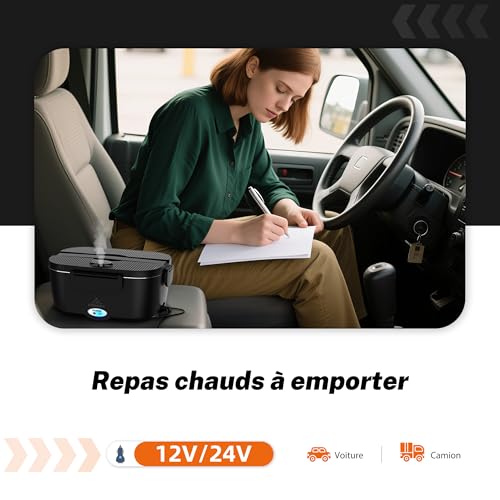 Gamelle Chauffante Rapide 120W 3-en-1 12V/24V/230V avec Sac Isotherme – Image 4