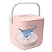 Countertop Dishwasher, 18W 8.5V 2A Portable Countertop Dishwasher for Kitchen (Pink)