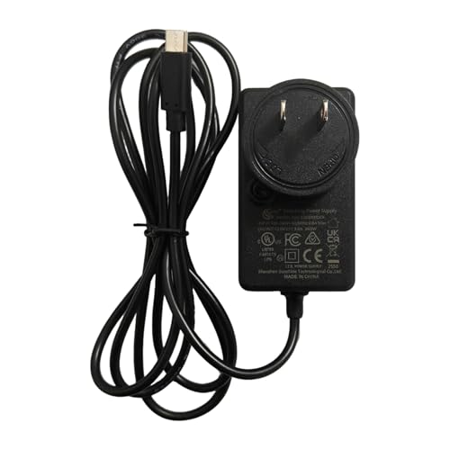 Image of VSDISPLAY Power Adapter USB C Plug 12V DC 2A Output Power Supply | Fit for LCD Controller Board /LCD Screen Monitor with Type-C Power Input