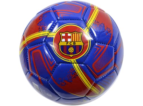 Hy-Pro Ballon de Football sous Licence Officielle FC Barcelone - Taille 1 - Motif Turbine - Marchandise Barcelone - Barca - Entraînement - Match - À...