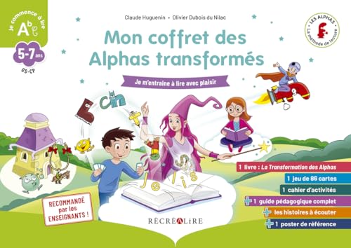 MON COFFRET ALPHAS TRANSFORMES METHODE LECTURE - JE M'ENTRAINE A LIRE AVEC PLAISIR