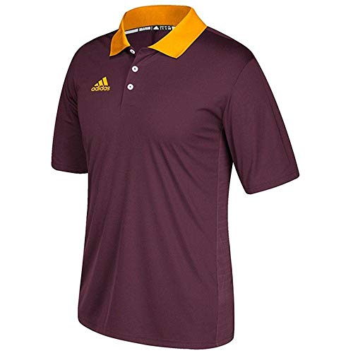 Polo adidas Game Built Coaches bordeaux or vêtement sport XL