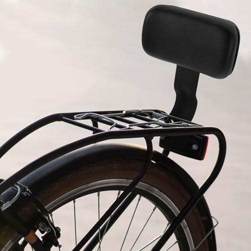 Siège de vélo électrique dossier confortable coussin dos noir - 5
