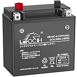 LEOCH YTX14-BS互換 12V 12Ah バイクバッテリー EB14C-4 AGM 密閉型 液入れ 充電済み 即使用可 シャドウ400 CB1300 GPZ1100 GSX1400 XJR1200 ZRX1200R