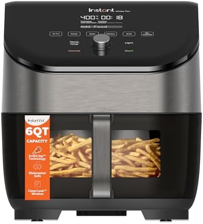 Instant Pot Vortex Plus 6QT Air Fryer with Odor Erase Techn...
