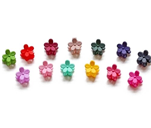 Pinzas de cabello coloridas mini, 30 piezas para niñas miniatura 3