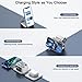 Wireless Charger 3 in 1,RTOPS Magnetic Travel Wireless Charging Station Multiple Devices,GaN 3 in 1 Charging Station,Compatible for iPhone16/15/14/13/Pro/Max,iWatch,AirPods4/3/2/Pro(Adapter Includes)