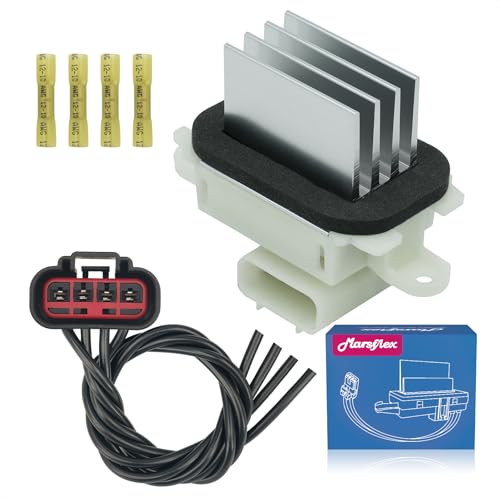 Marsflex Blower Motor Resistor BL3Z19E624A for 2009 2010 2011 2012 2013 2014 2015 2016 2017 for Ford F150 Expedition for Lincoln Navigator Blower Resistor YH1829 for Auto HVAC System with Harness