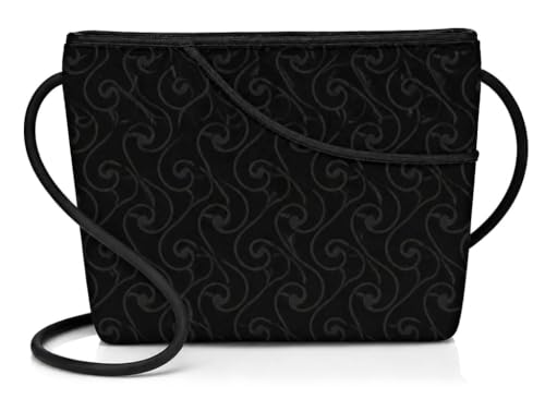 Image of Danny K. Women's Tapestry Zipper Purse Crossbody Handbag, Adjustable Cord, Handmade in USA