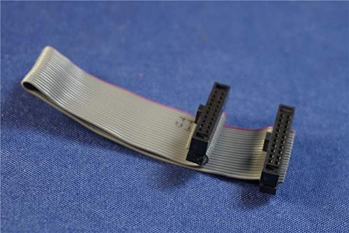 Gimax 100pcs 20 Pin 1.27 mm Pitch IDC Socket Extension Flat Ribbon Cable 80 100 120 150 200 250 300 mm ISP JTAG DAP AVR IDC - (Color: Length 200mm)