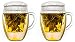 Produktbild Creano 2er-Set All-in-One TeeGläser mit Filter und Deckel im praktischen, EIN idealer Teebereiter | 400ml