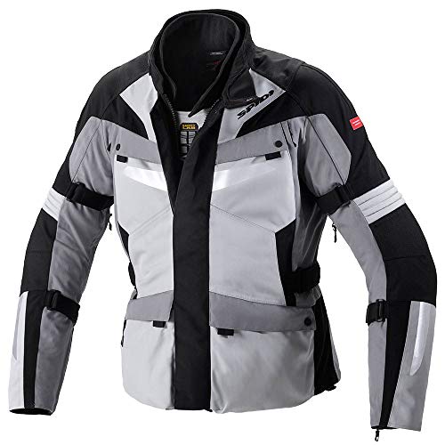 SPIDI Alpentrophy H2Out Motorrad Textiljacke, schwarz/grau, 3XL