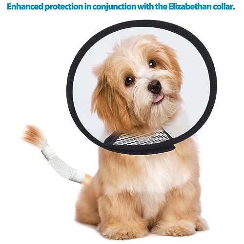CHGShine Hundeschwanzschutz Hundeenden Starterpaket Hundeschwanz Dressing Tierarzt Wrap für Hunde Haustier Tiere
