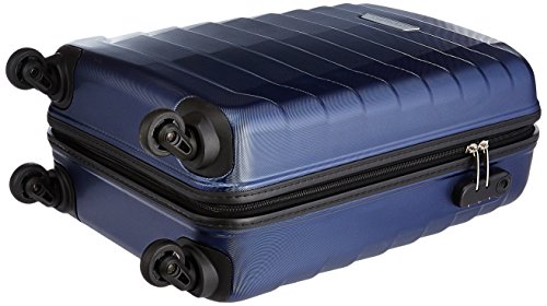 Image of Aristocrat Cabin Polycarbonate 56Cm Hard Suitcase (Juke55Tmib Blue) With 360 Degree Wheels