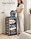 SOLEDI 100L Wäschekorb mit Deckel Grau und Wäschesack - Wäschesammler schmal Für Badezimmer, Schlafzimmer, Wäschekammer, Kinderzimmer, Eigentumswohnungen, laundry baskets, Faltbar Wäschebox