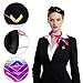 Haakong Flight Attendant Costume Set for Women Airline Stewardess Outfits Flight Attendant Hat for Halloween Party (Style 2)