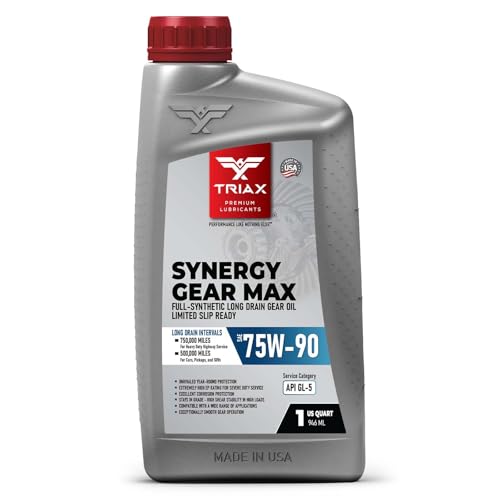 Triax Synergy Gear Max 75W-90 GL-5 Limited Slip, Ultra Long ...