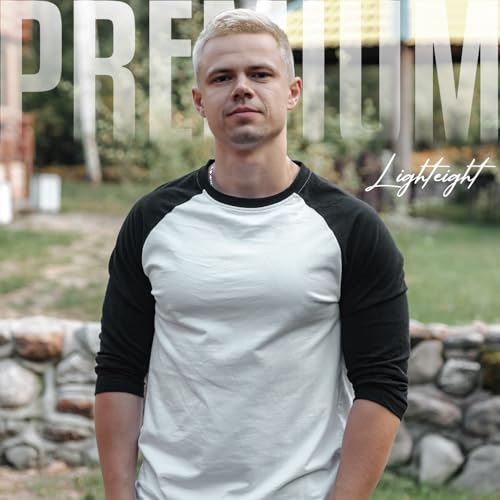 Core Blend Heavy Cotton 3/4-Sleeve Raglan Tee - Casual Men's Jersey Baseball Shirt3