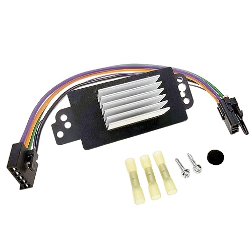 Image of Blower Motor Resistor For 05-09 Allure LaCrosse - 04-16 Impala / 16-16 Malibu / 04-07 Monte Carlo - 04-08 Grand Prix Replace 4P1421 RU631 RU-631 10356906 10397570 1580888 1580938 1581727