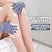 Exfoliating Dual Texture Bath Gloves for Shower Spa Massage and Body Scrubs, Dead Skin Cell Remover, body scrubber with Hanging Loop