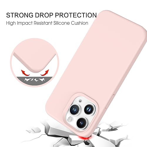 Coque iPhone rose antichoc BENTOBEN à bords surélevés - 6